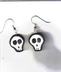 Cutie Skull Earrings by DoreneIncredible