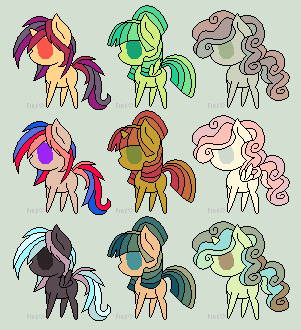 9 Pony Adoptables #36 (2/9 left)