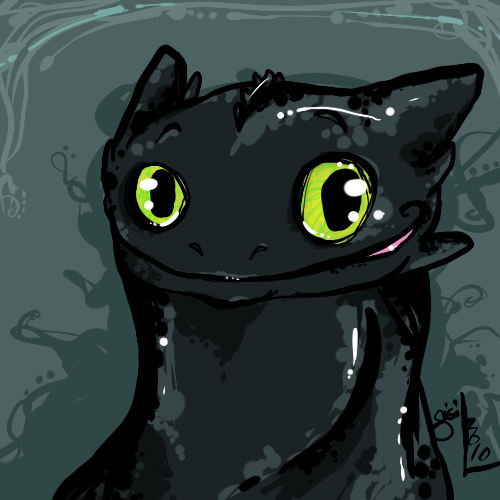 Toothless (2010) by artofmelissafox on DeviantArt