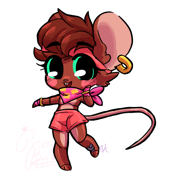 Itty Bit Chibi Commission for AstraAurora by bunnyb133