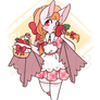 Strawberry Albino Bat Adopt(CLOSED)