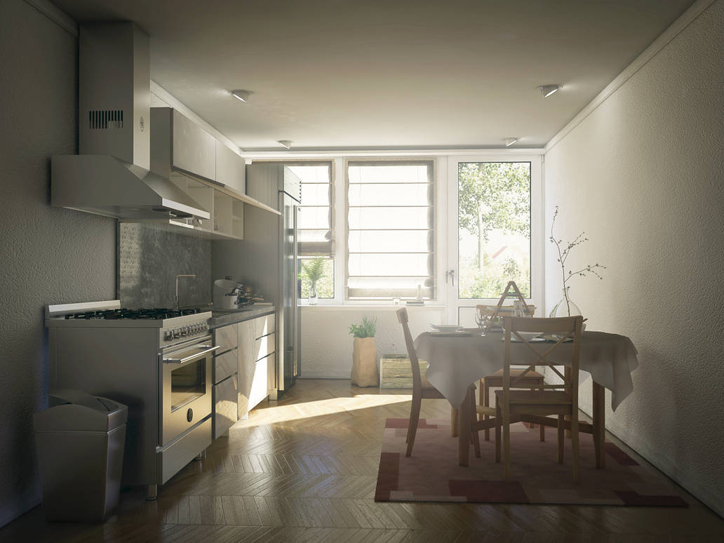 vray освещение для интерьера
