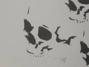 skull stencil