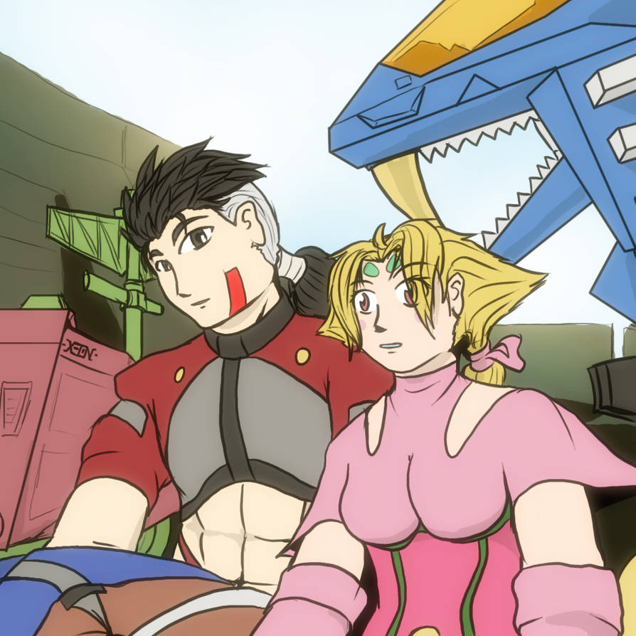 Flyheight Duet shot - Van Flyheight and Fiona by VachalenXEON on DeviantArt