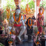 Mahadev and Parvati statue