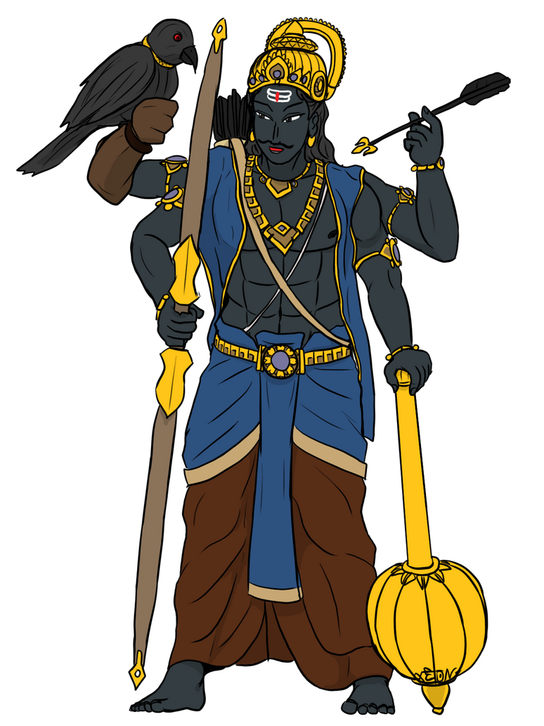 Shani Dev The Hindu Saturn By Vachalenxeon On Deviantart Shani Dev The Hindu Saturn By Vachalenxeon On Deviantart