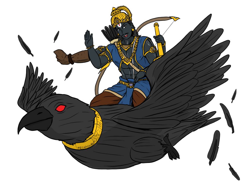 Shani Dev The Raven Flight By Vachalenxeon On Deviantart