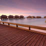 Maldives - Huts by the sea