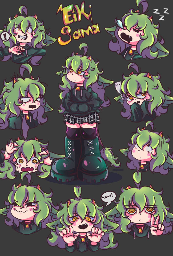 Deviantart Character Ref sheet of my character by EikiiSama on DeviantArt