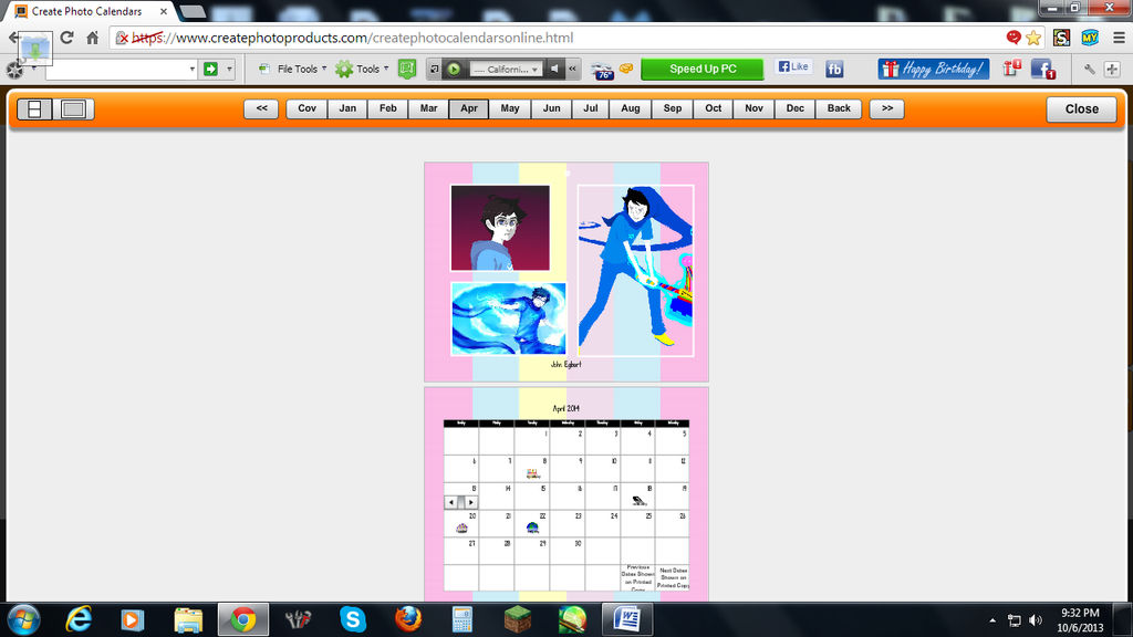 Homestuck Calendar by shuukaw on DeviantArt