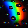 Rainbow, drops