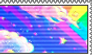 rainbow . f2u stamp
