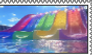 rainbow waterslides . f2u stamp
