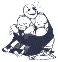 Goopy dad loves hugs