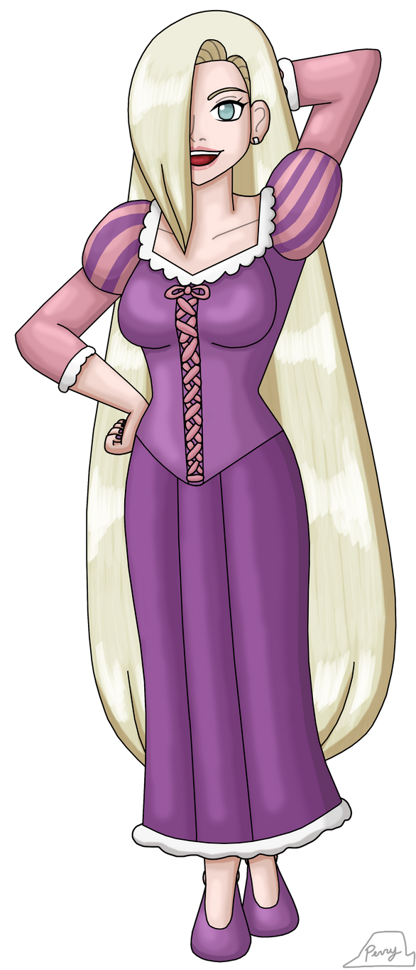 Ino As Rapunzel by PerryWhite on DeviantArt