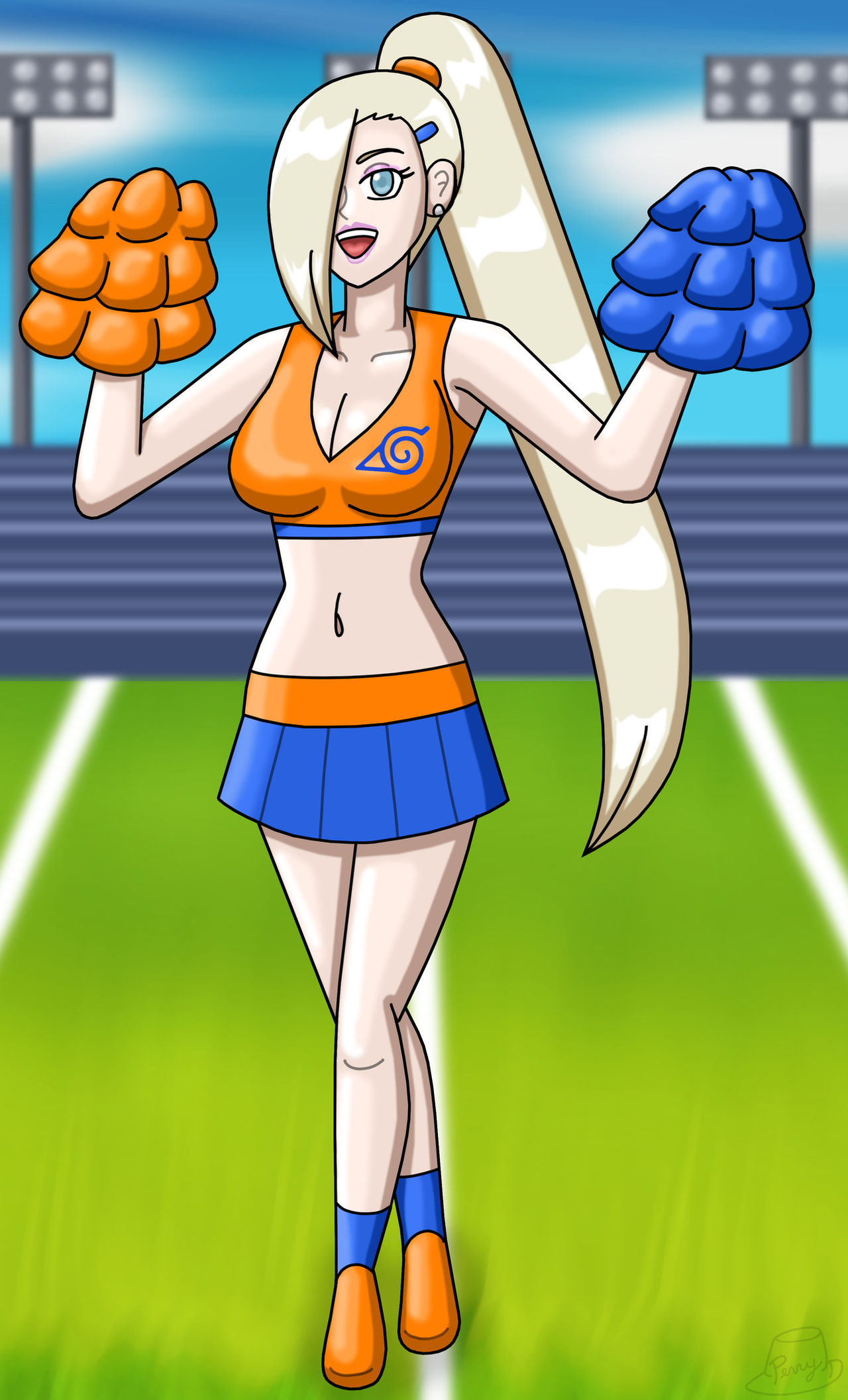 Perry Inos Cheerleader Ino by PerryWhite on DeviantArt