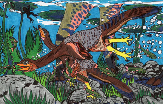 Dinovember Day 28: Halszkaraptor