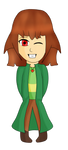 JustTale Chara chibi by MuskyCat90