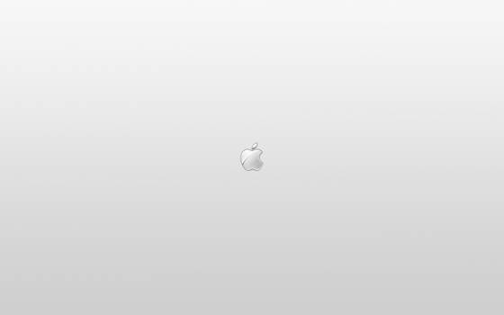 Minimal Apple Logo Wall
