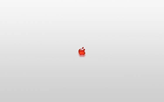 Minimal Apple Logo Wall 3