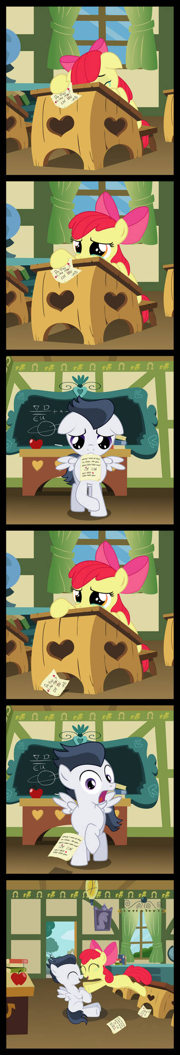 Applebloom 's  - A happy end to hearts and hooves