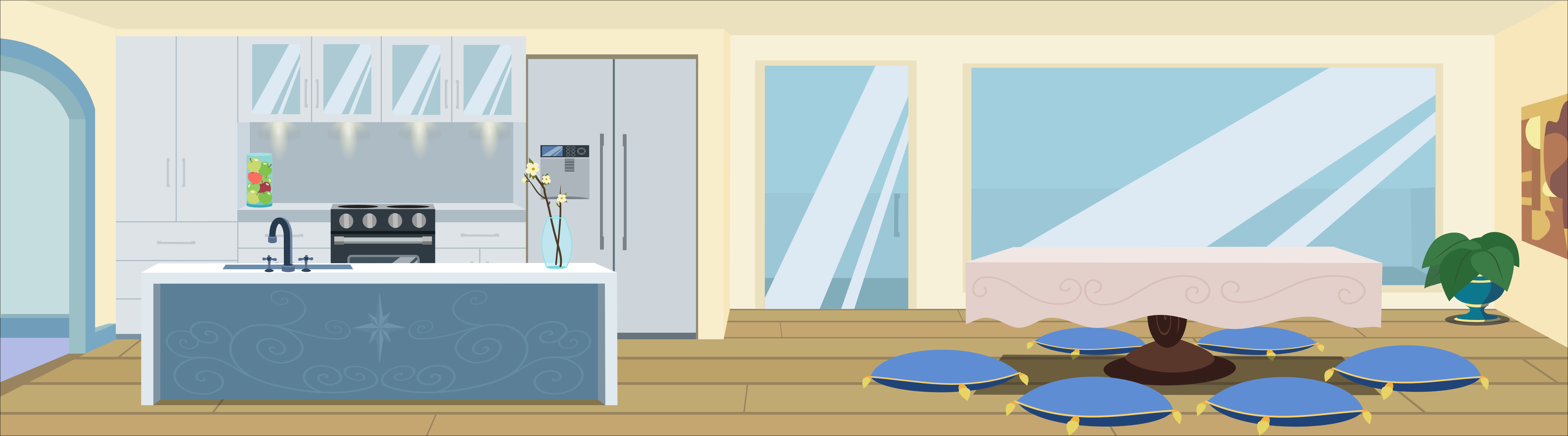mlp modern kitchen by matty4z on DeviantArt