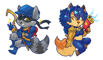 Sly: Acrylic charm designs