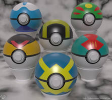 3D Pokeballs 2