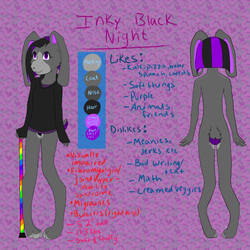 Inky Bunny Reference Sheet