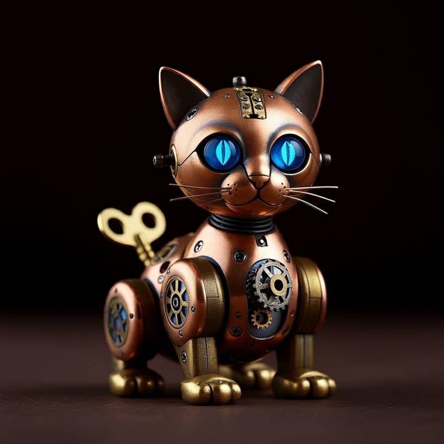 Clockwork robot kitten by BrickMaster-SK93 on DeviantArt