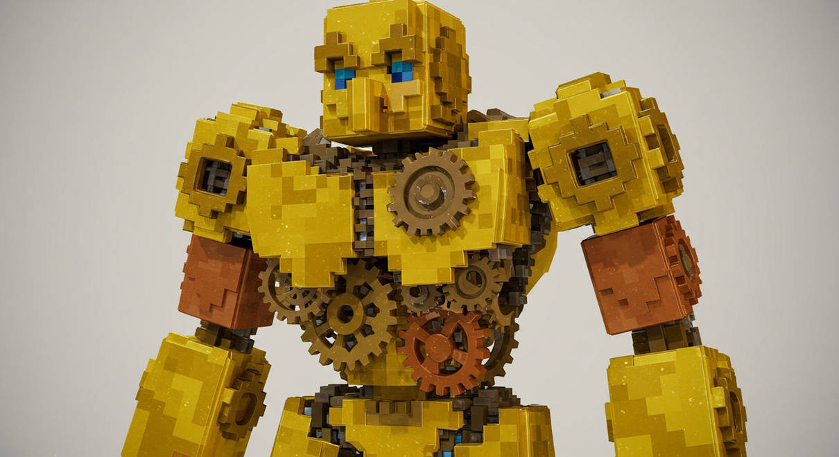 Minecraft Clockwork Golem by BrickMaster-SK93 on DeviantArt
