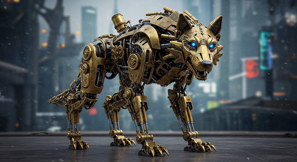 Steampunk Clockwork wolf by BrickMaster-SK93 on DeviantArt