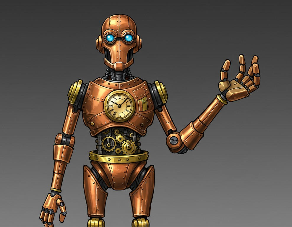 Magicpunk Robot Steampunk robot by BrickMaster-SK93 on DeviantArt