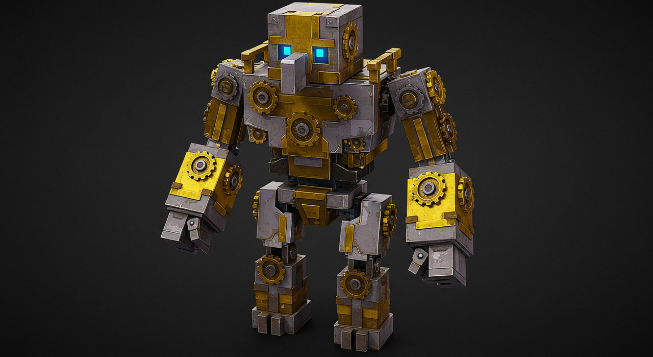 Minecraft Clockwork golem by BrickMaster-SK93 on DeviantArt