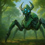 Insectoid alien mecha creature