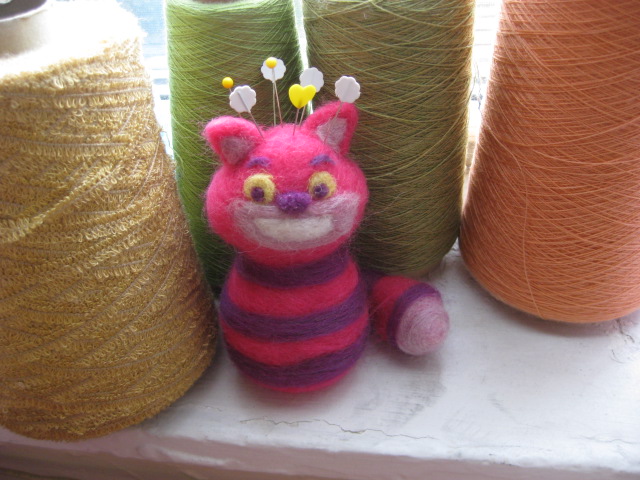 Cheshire Cat Pin Cushion