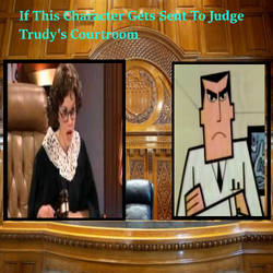 Judge Trudy With Professor Utonium