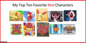 Top Ten Favorite Red Characters