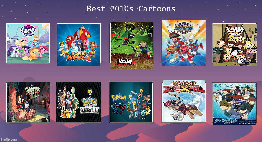 Top 10 2010 Cartoons by srmthfgfan724 on DeviantArt