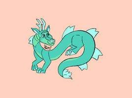 My pin design for an oriental dragon i made