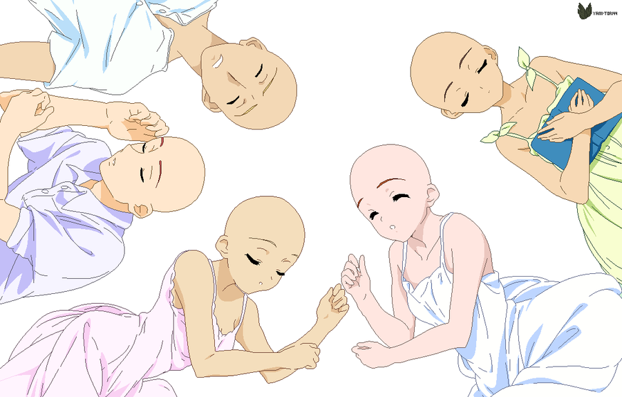 Embarrassed anime girl base