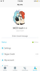 My skype. Go crazy