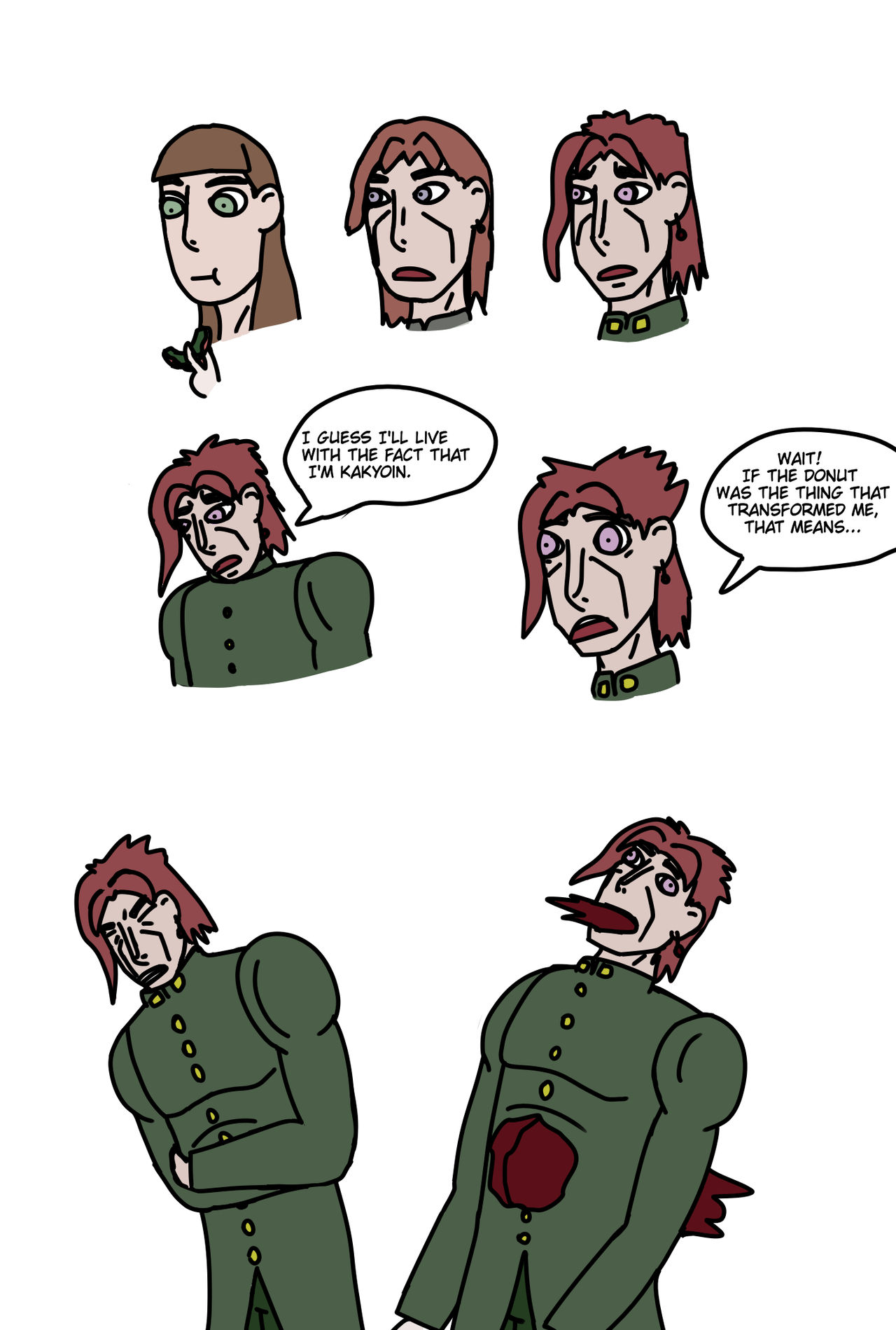 Kakyoin tf by FreeHuggerHedgehog on DeviantArt