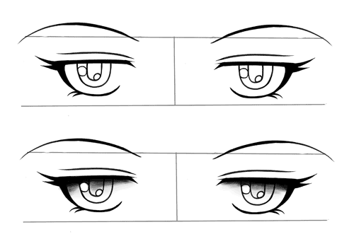 Pin by sam on Drawing  How to draw anime eyes, Closed eye drawing