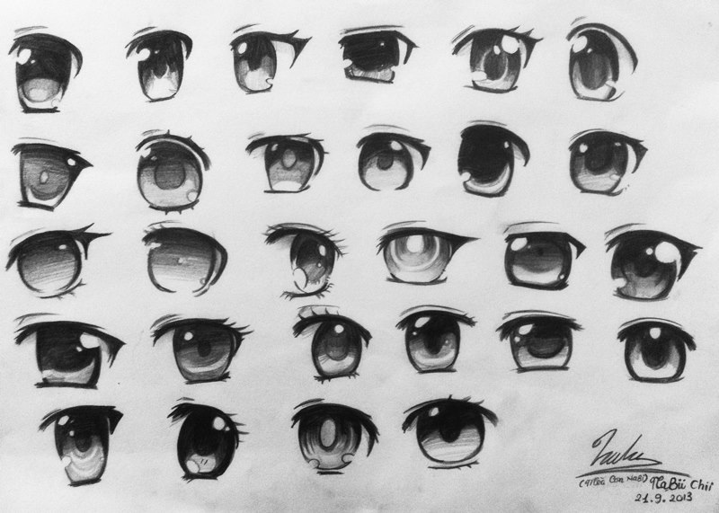 anime girl eyes by MrAgleter on DeviantArt