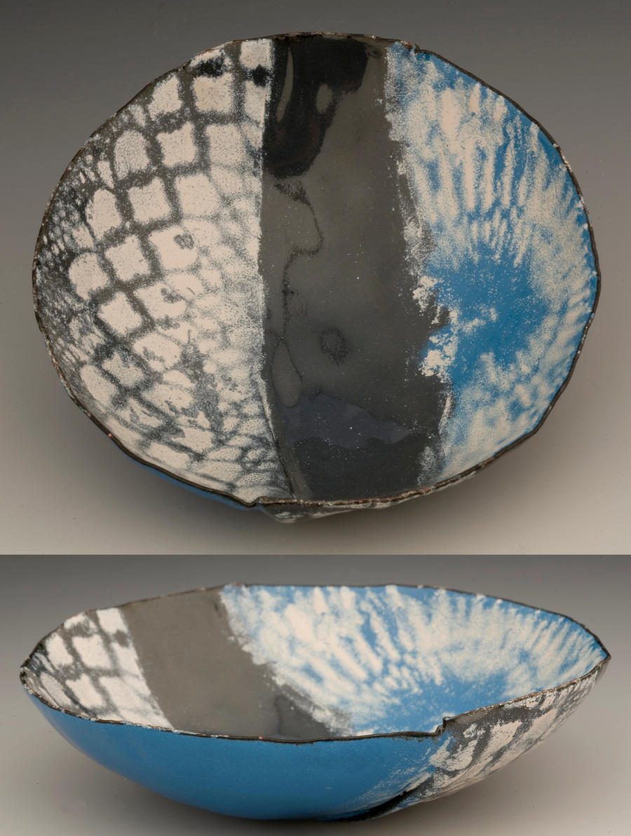 Enamel Doily Bowl III