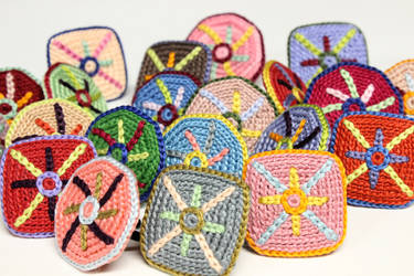 Crocheted Cotton Rings