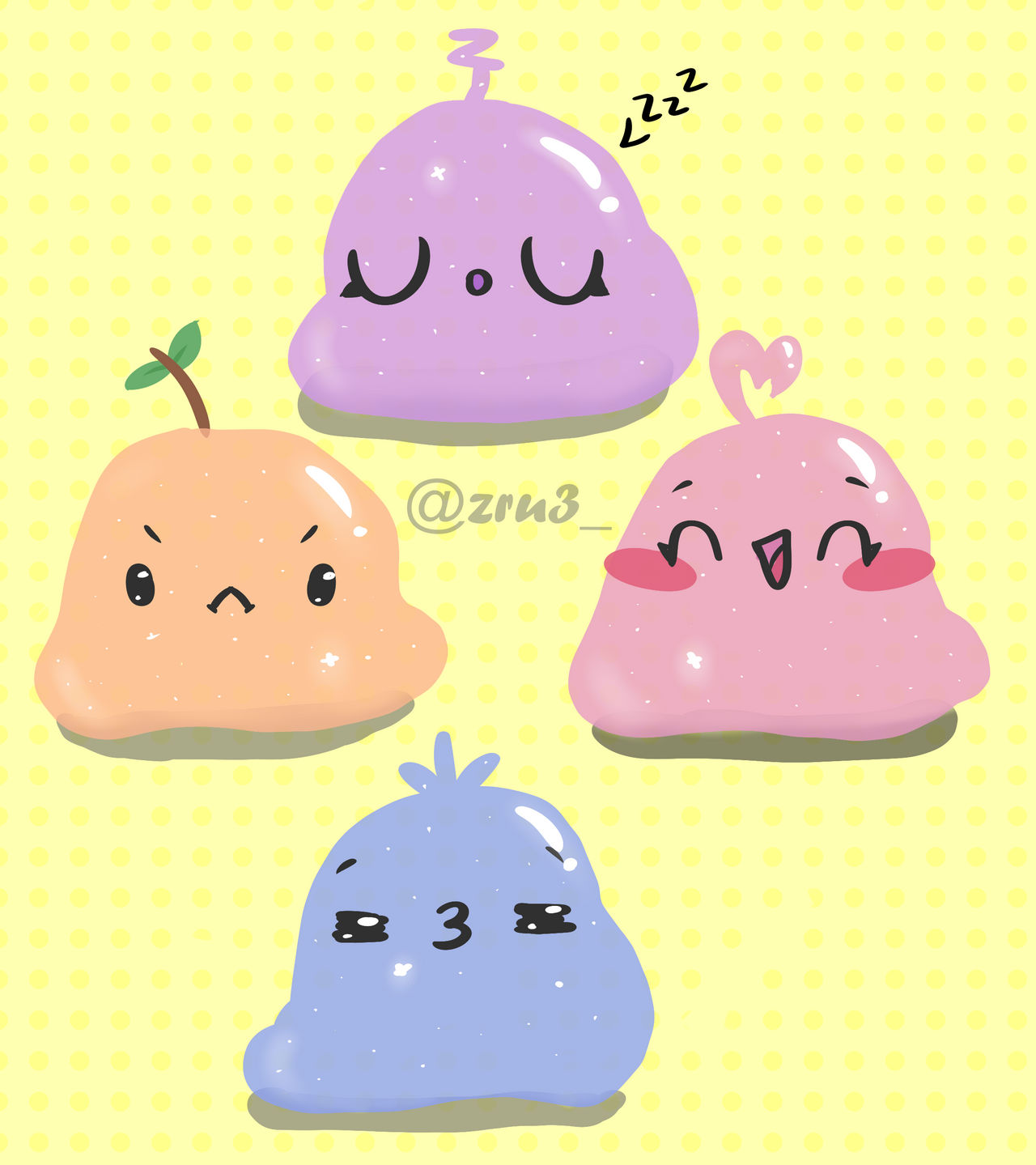 Slime Doodles by ZRU3 on DeviantArt