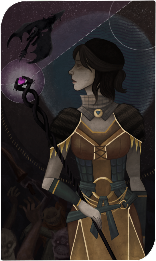 Dragon Age Tarot - Ace of Wands