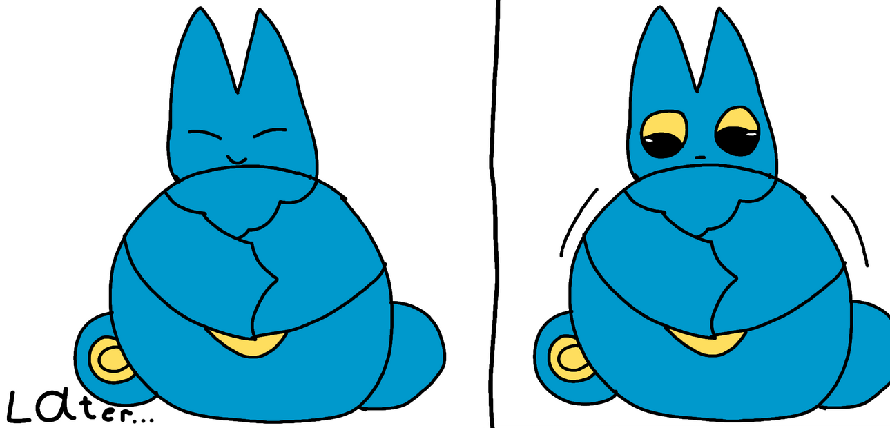 Obese Rbat Adorabat fat 4/7 by idkwhatwrite1 on DeviantArt